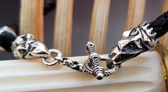 Crixus Crow Skulls Necklace 