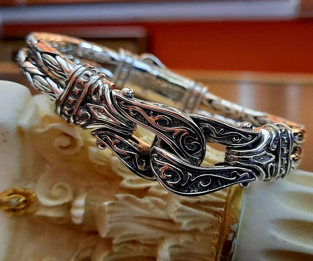 ブレスレット ドラゴン 925スターリングシルバー