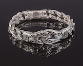 Pulsera de plata eslabones grabado