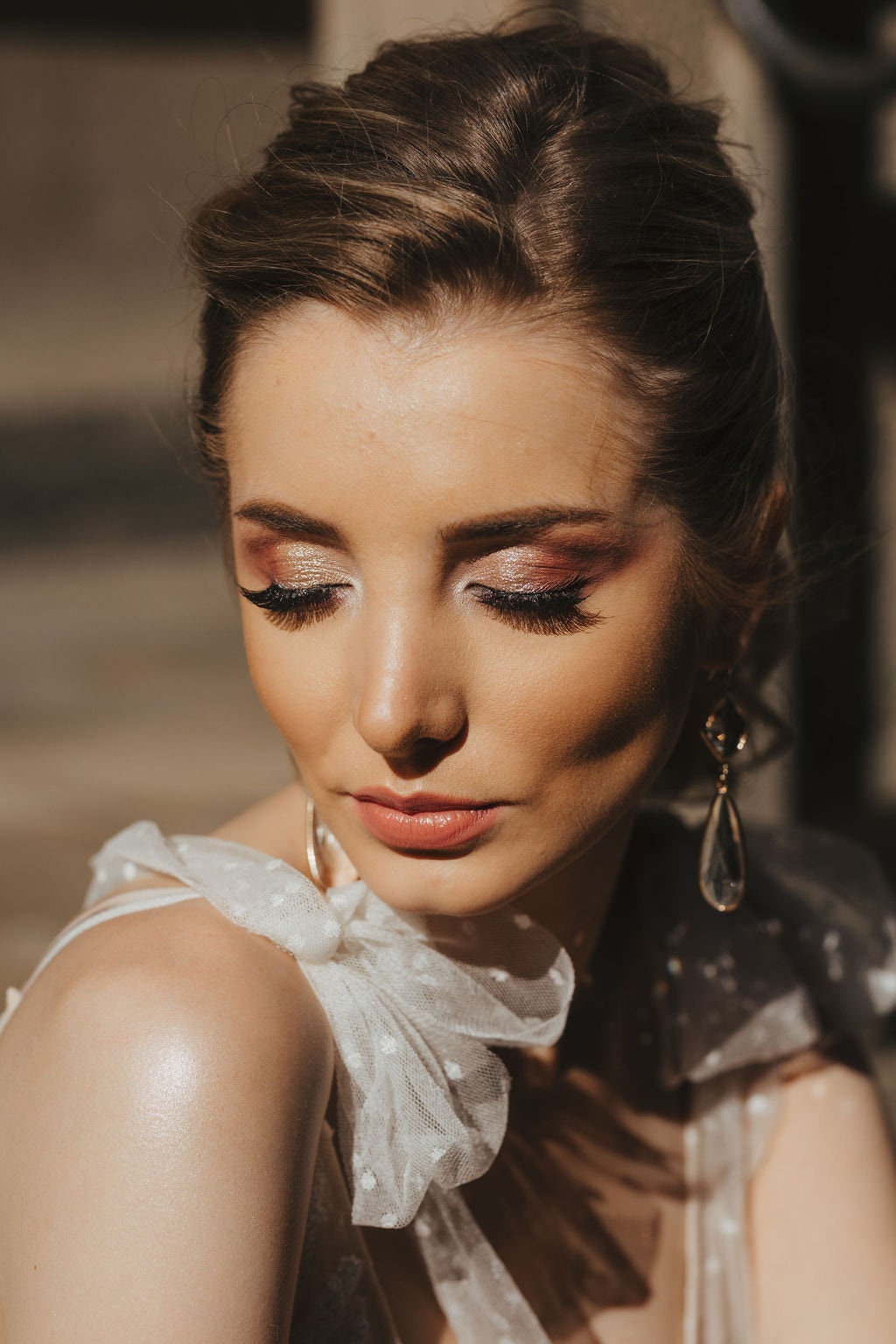 Orecchini classici in cristallo da sposa orecchini da sposa - Italia