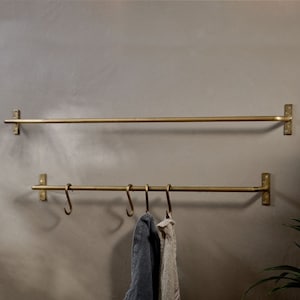 Laila Brass Hanging Rail