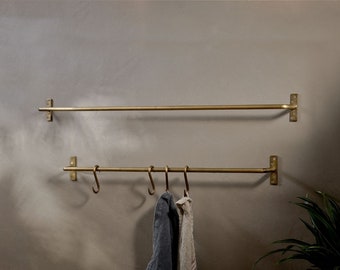 Laila Brass Hanging Rail