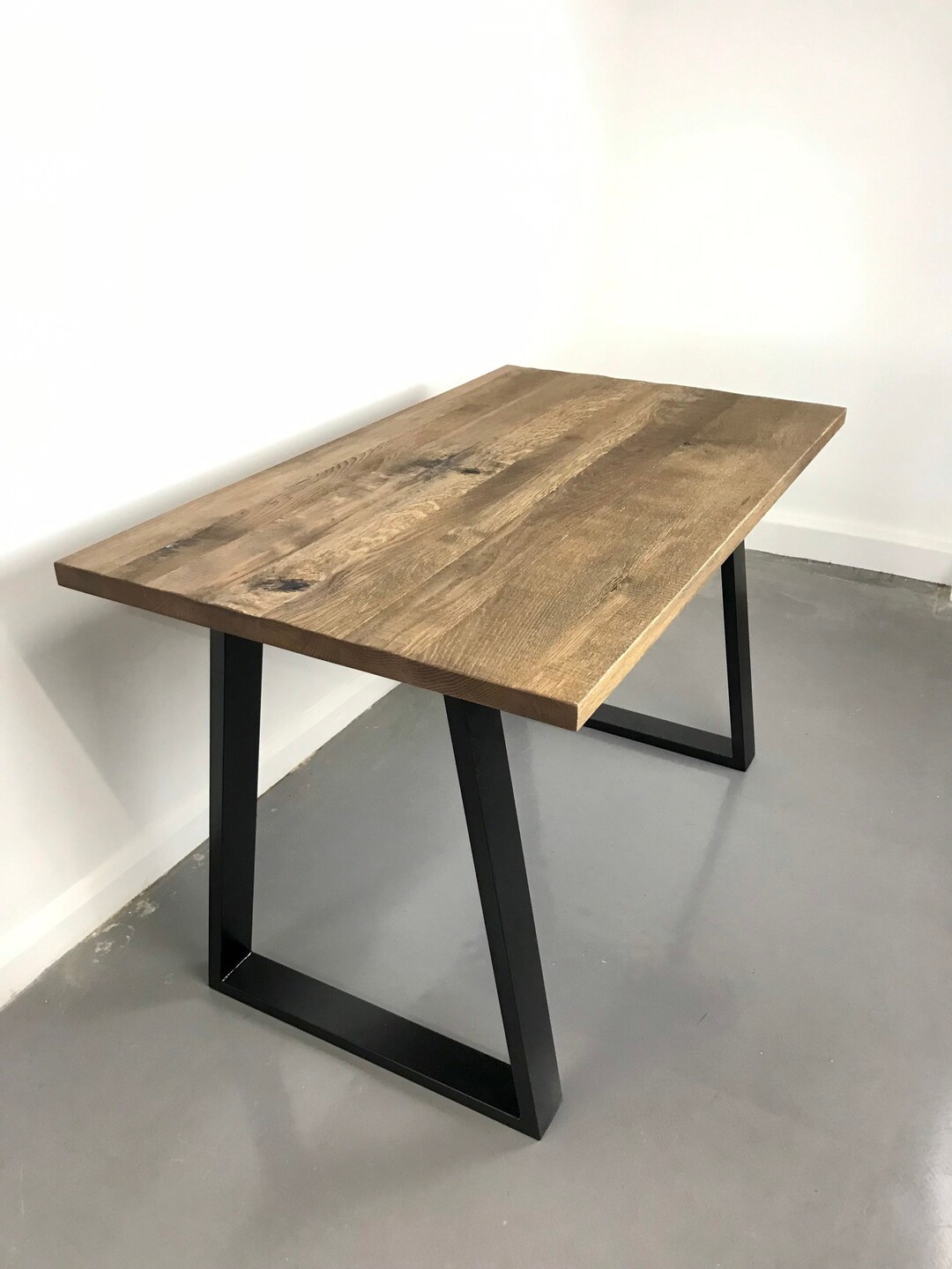 Solid Rustic Oak Table Tops With Rustic Antique Finish Etsy