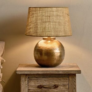 Rasan Table Lamp - Antique Brass