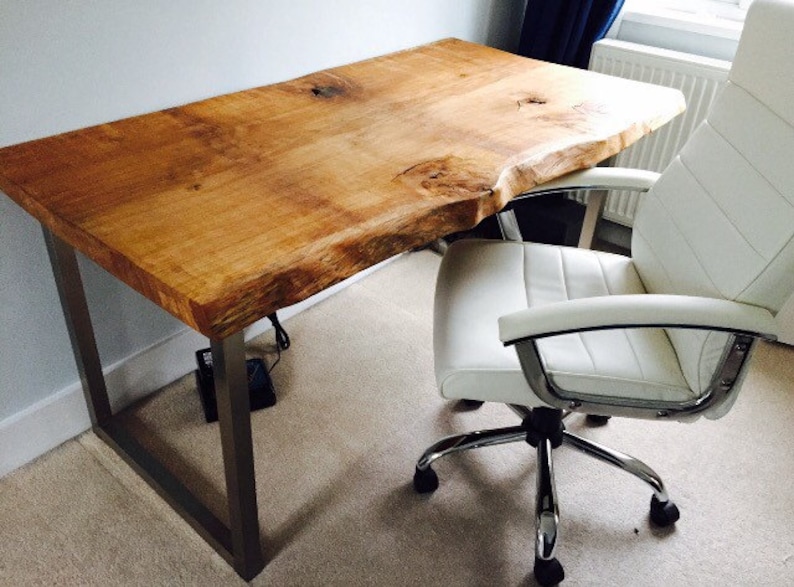 Waney Edge Oak Slab Table Tops With Danish Oil Finish