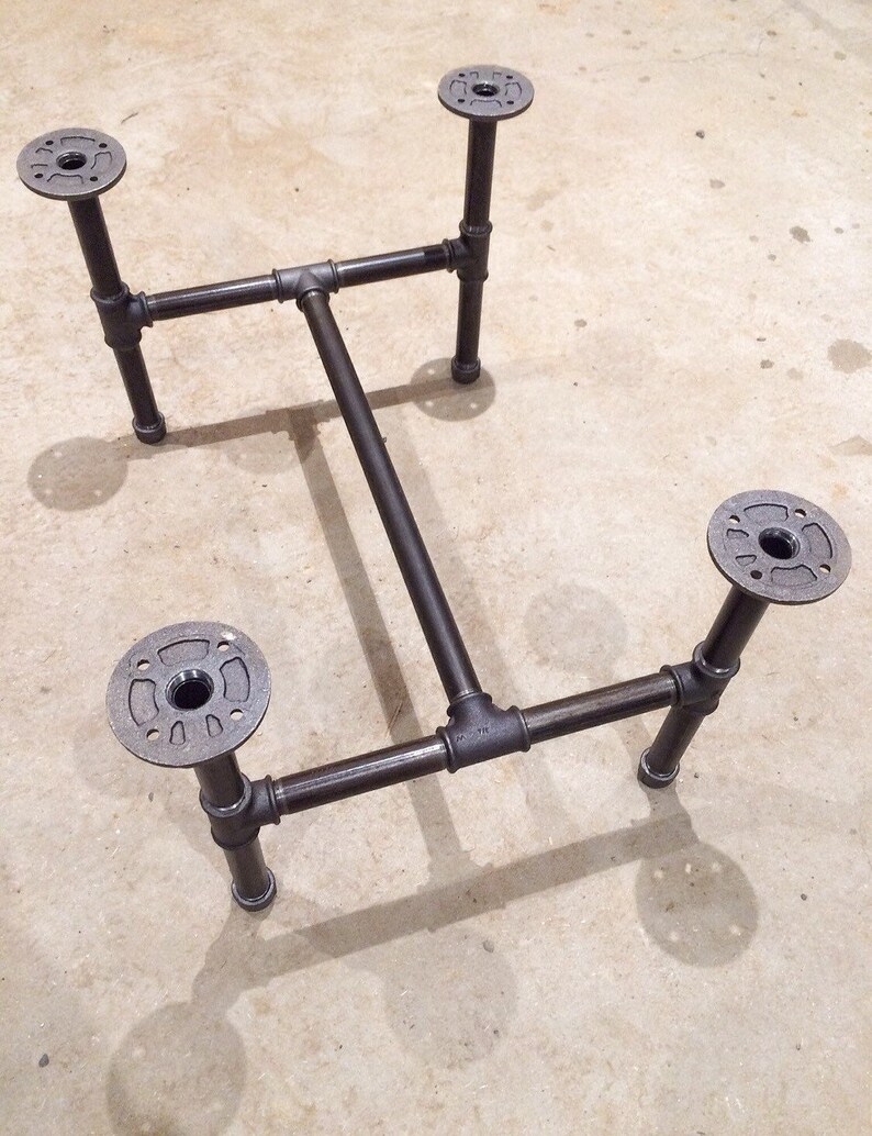 Black Steel Pipe Coffee Table Legs