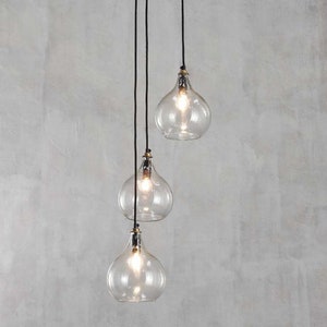 Ziva Cluster Pendant - Clear