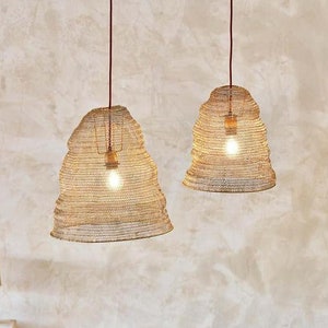 Jatani Wire Lampshades - Antique Brass