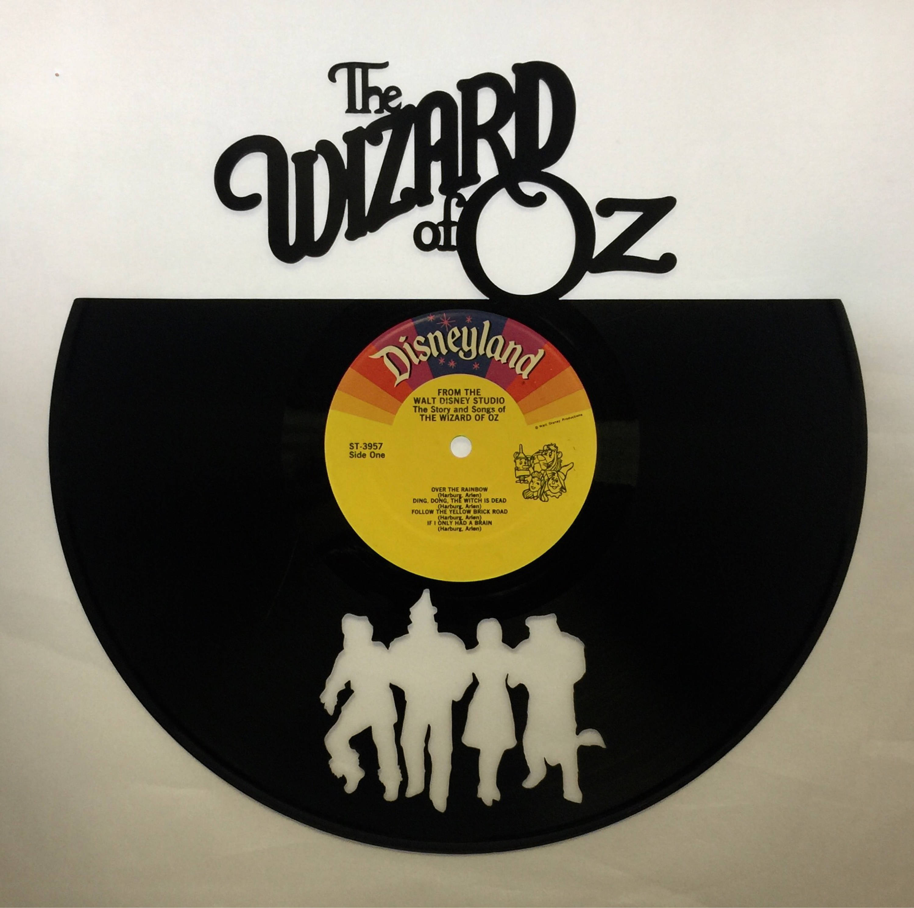 THE WIZARD of OZ Vinyl Record Wall Art Etsy