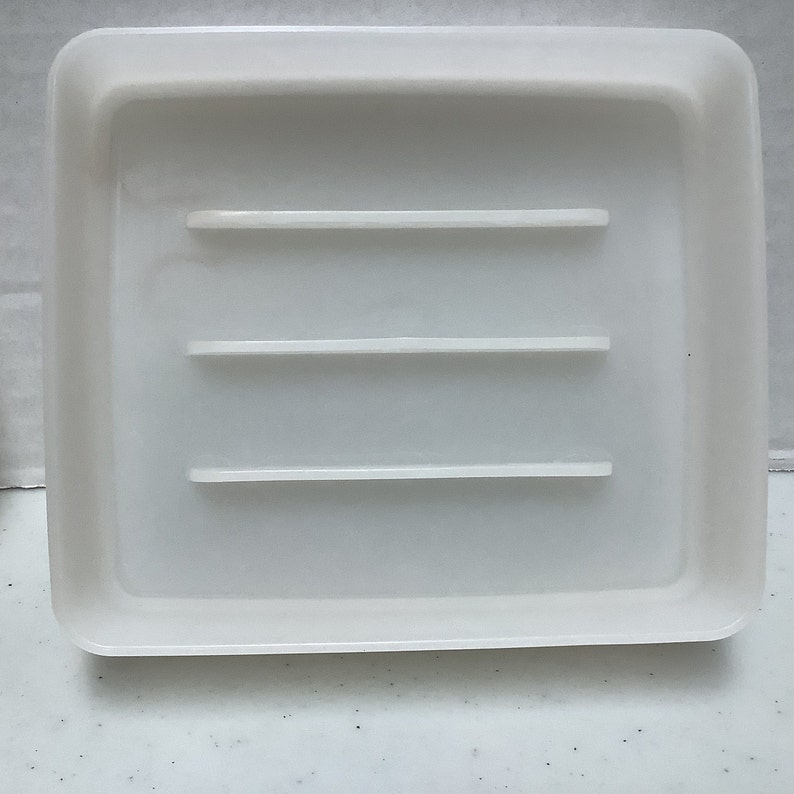 Juego apilable de 3 piezas Tupperware para perritos calientes en color negro: 2 recipientes más 1 tapa, n.° 4965A y n.° 4966A. ¡Artículo raro, descatalogado y vintage! imagen 6