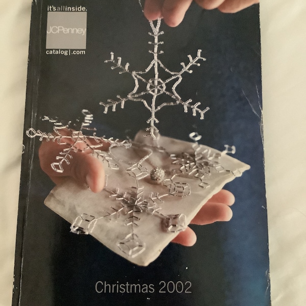 Vintage JCPenney 2002 Christmas Catalog - Gifts, Clothing & Fashions, Toys, Decor, Jewelry, Electronics, Bedding, Bath, and More!