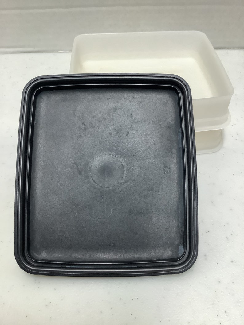 Tupperware 3 Piece Stackable Hot Dog House Keeper Set in Black Etsy