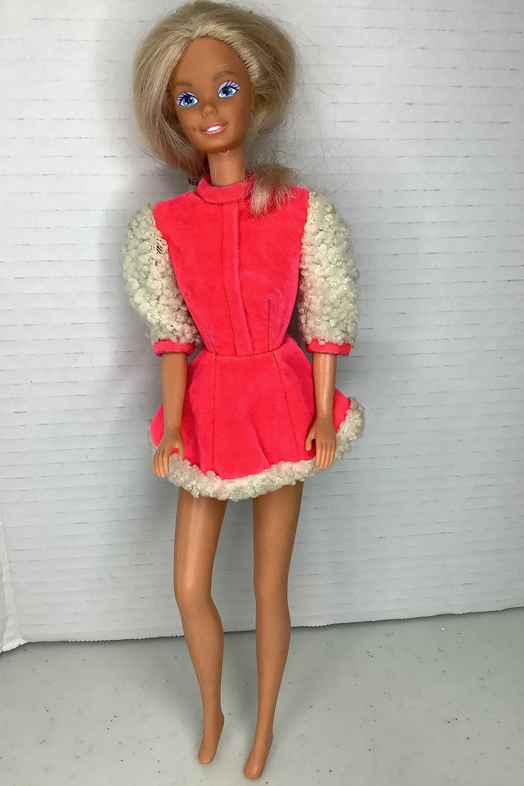 Vintage 1970-1971 Barbie Skate Mates Red Skating Mini Dress - Etsy