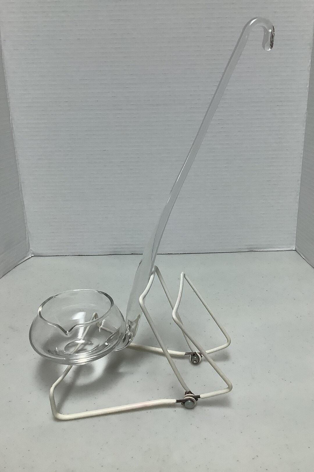 Vintage 15 Glass Punch Bowl Ladle by Riekes Crisa in Etsy