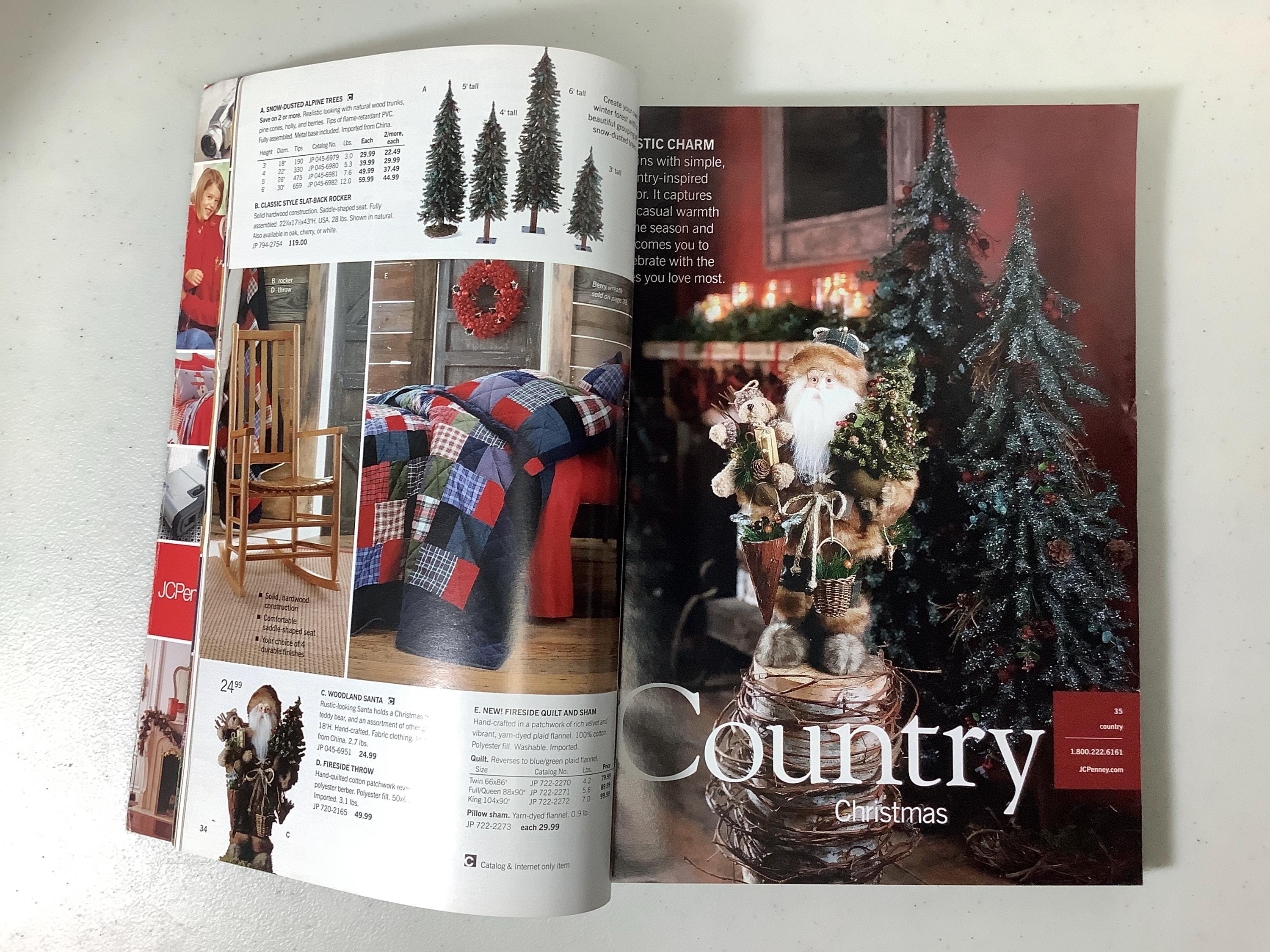 Vintage Jcpenney 2002 Christmas Catalog: Holiday Decor, Fashion
