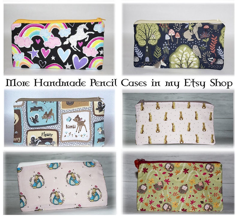 Doughnuts Fabric Stationary Addict Sweetie Lover Kawaii Style Pencil Case Handmade Cotton Purse Pink Sweets Zipper Pouch
