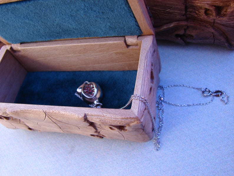 Wedding Gift Armenian Handmade S and M size Wooden Jewelry Box Grapes Hand Carved Jewelry Chest Storage Ring Box Gift For Her Keepsake Box