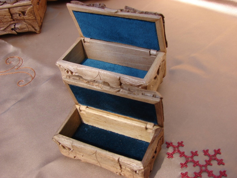 Wedding Gift Armenian Handmade S and M size Wooden Jewelry Box Grapes Hand Carved Jewelry Chest Storage Ring Box Gift For Her Keepsake Box