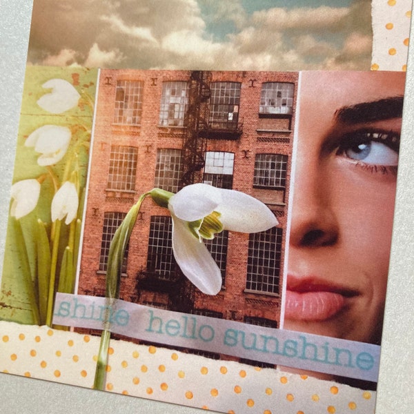 Postkarte „hello sunshine“