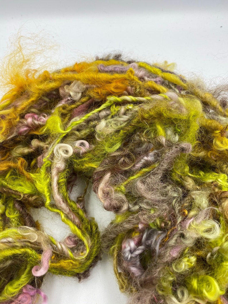 123 Hand Spun Textured Art Yarn #123