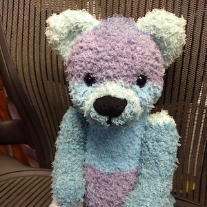 Blueberry Bear Crochet Teddy Bear Pattern