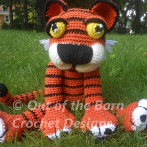 Crochet Tiger Pattern Thadious Tiger
