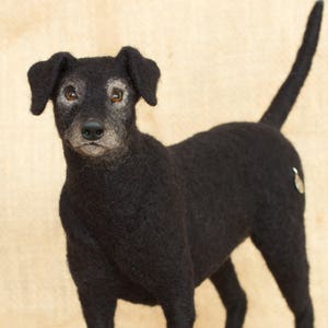 Made to Order Needle Felted Dog: Custom needle felted animal sculpture