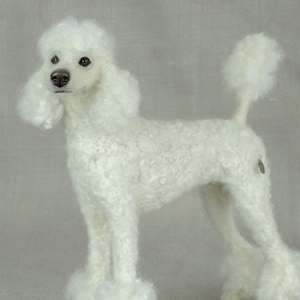 Made to Order Needle Felted Dog: Custom needle felted animal sculpture