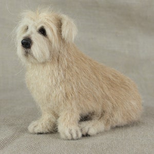 Made to Order Needle Felted Dog: Custom needle felted animal sculpture