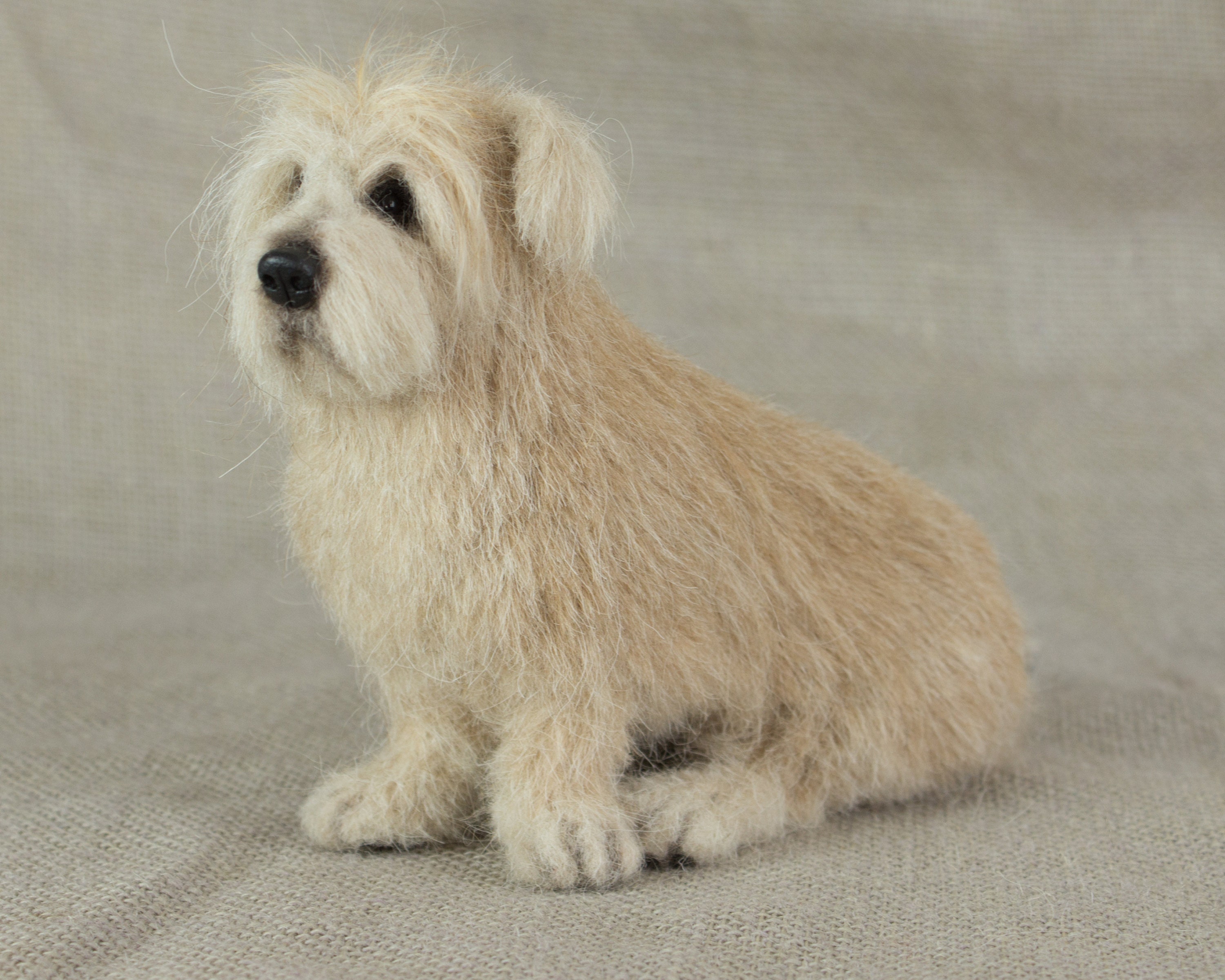 Made To Order Needle Felted Dog Custom Needle Felted Animal Sculpture