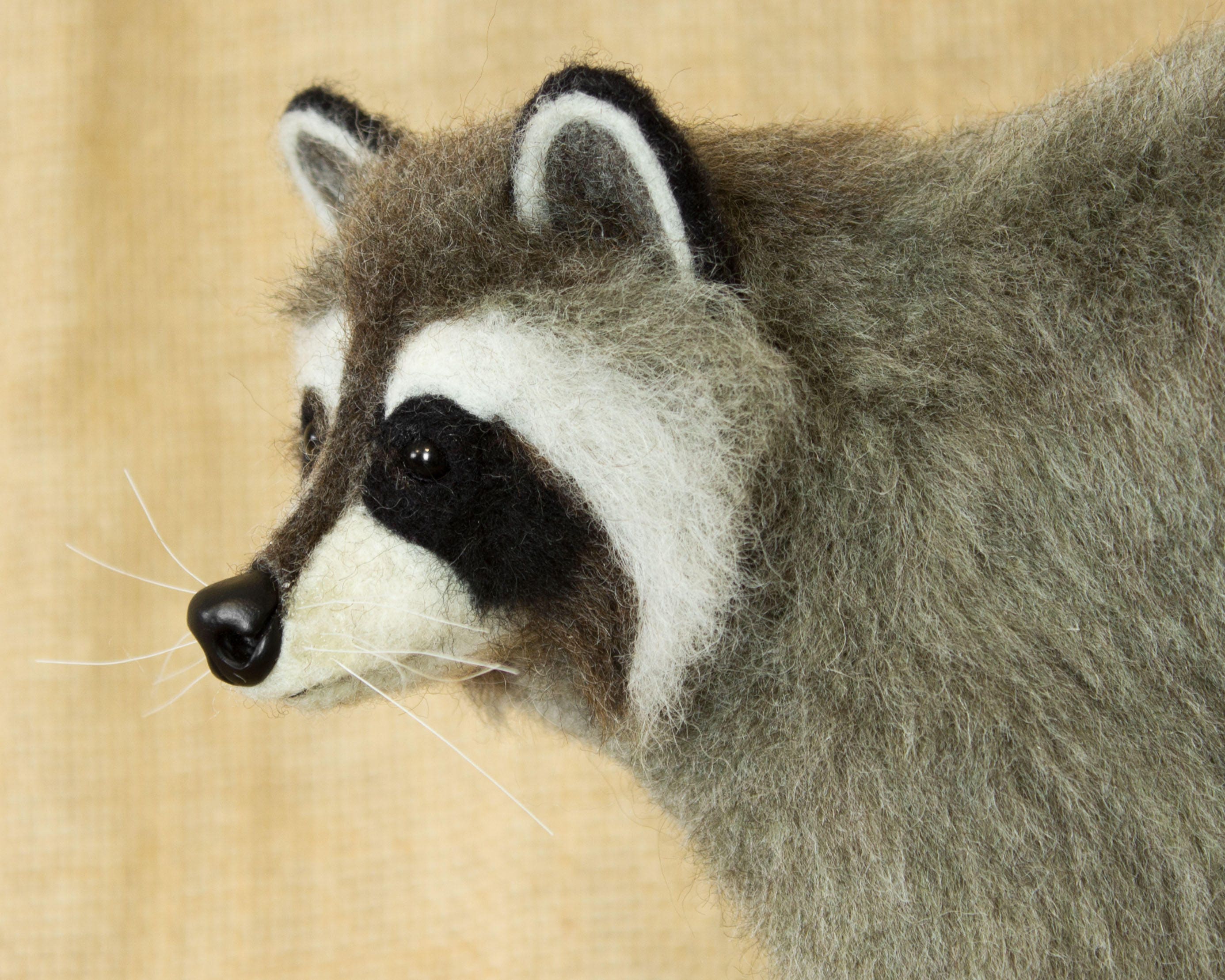 Made to Order Needle Felted Raccoon Custom needle felted Etsy