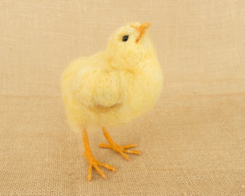 Made to Order Needle Felted Chick Custom needle felted animal Etsy