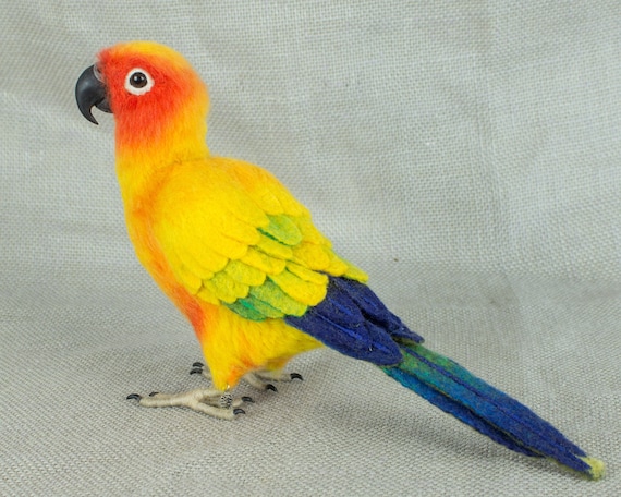 stuffed sun conure