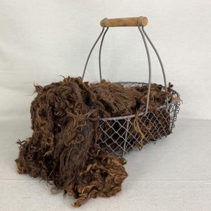 19 oz Washed Suri Alpaca Neck Fleece: Simon
