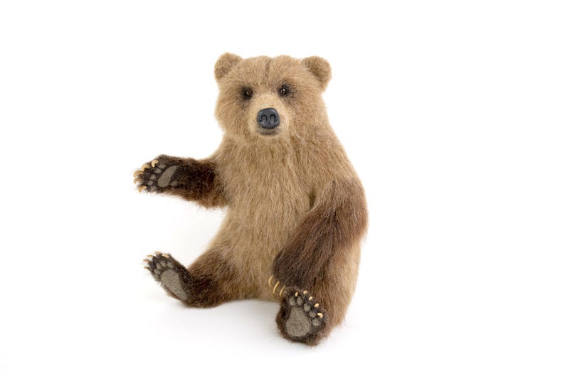Needle Felting Tutorial Download: Brown Bear - Etsy