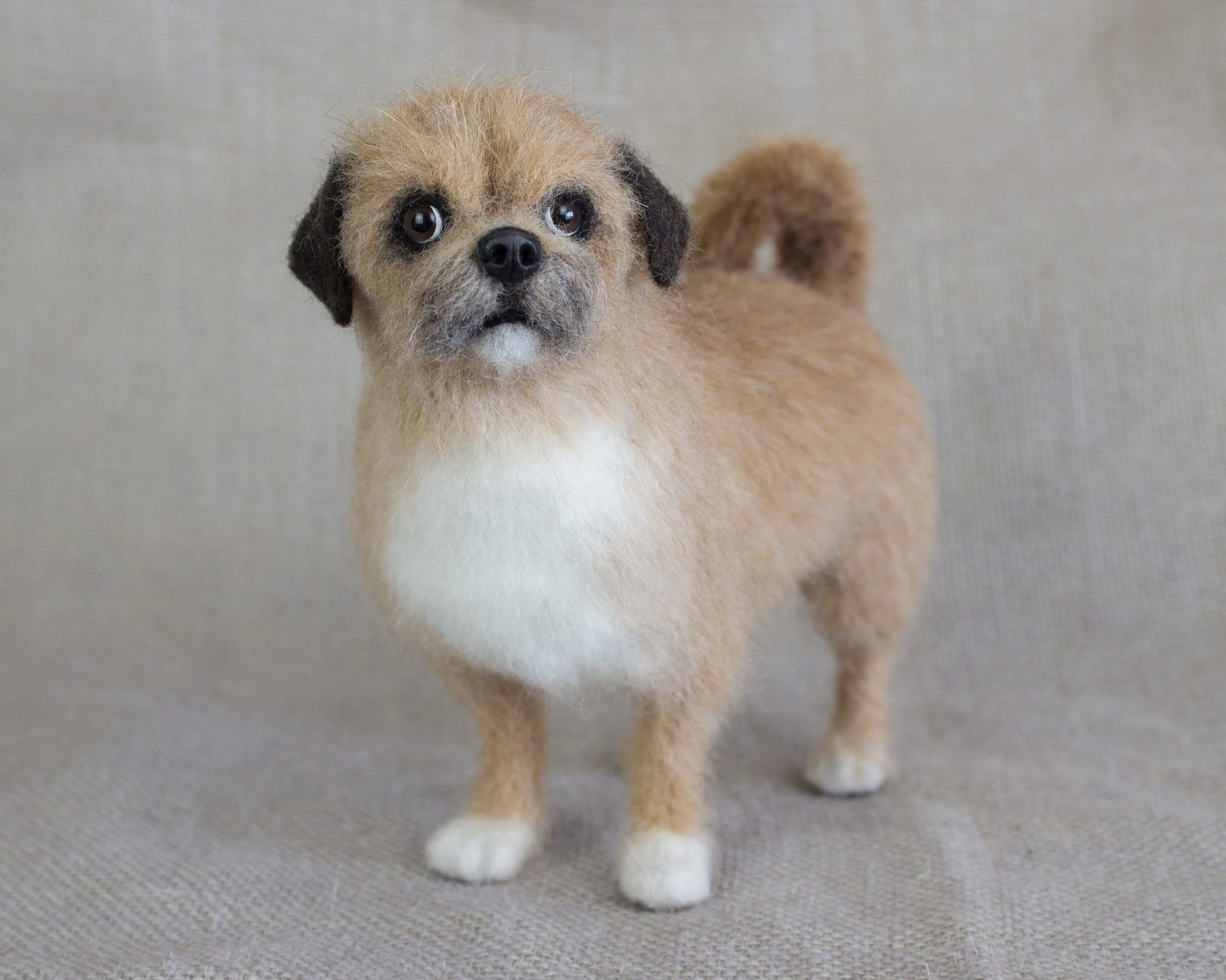 Made to Order Needle Felted Dog: Custom Needle Felted Animal Sculpture ...