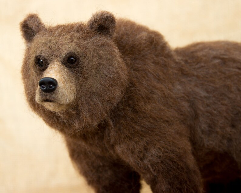 Made to Order Needle Felted Bear Custom needle felted animal Etsy