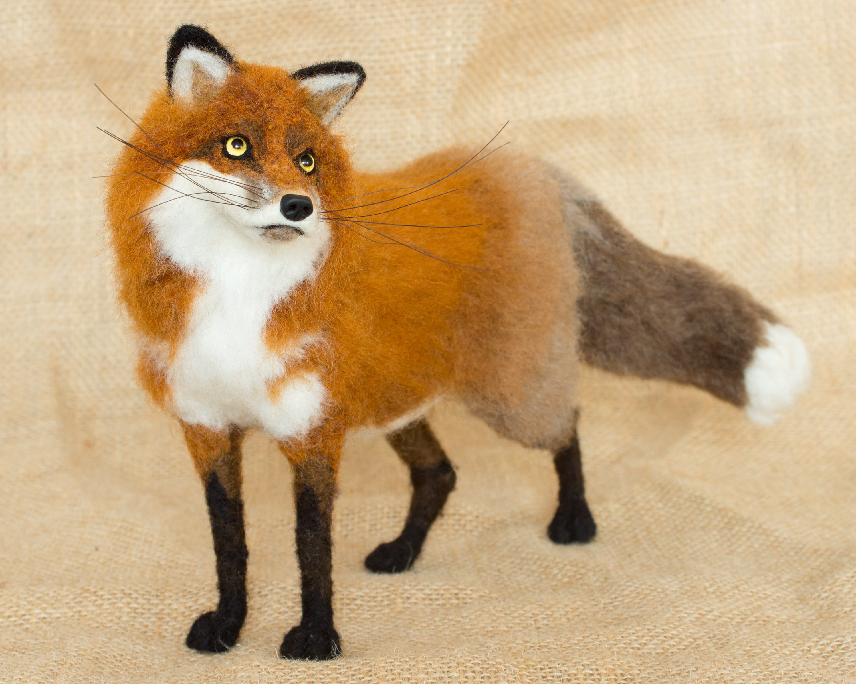 Made to Order Needle Felted Red Fox Custom needle felted Etsy