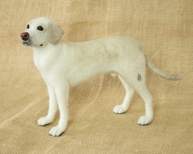 Made to Order Needle Felted Dog Custom Needle Felted Animal Etsy