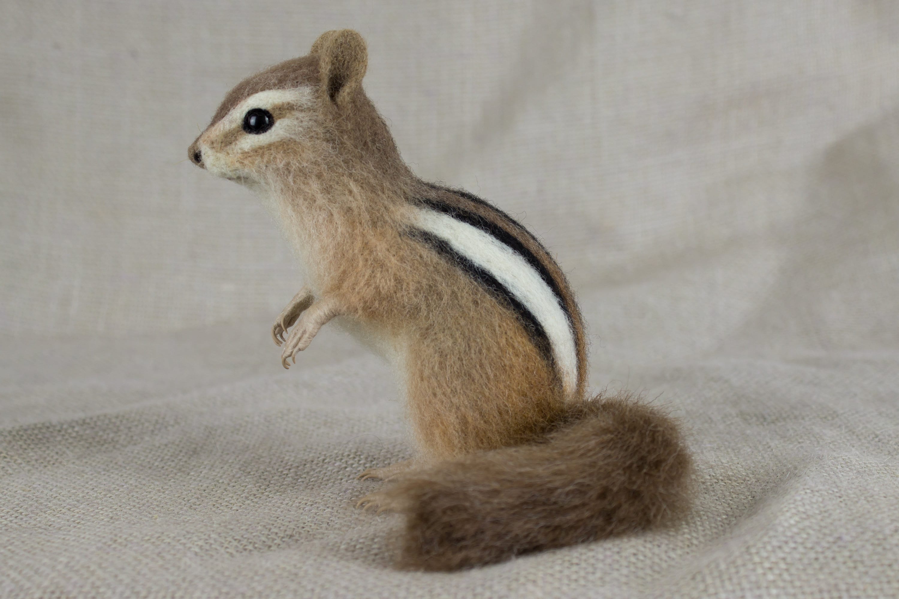 Made to Order Needle Felted Chipmunk Custom Needle Felted Etsy UK