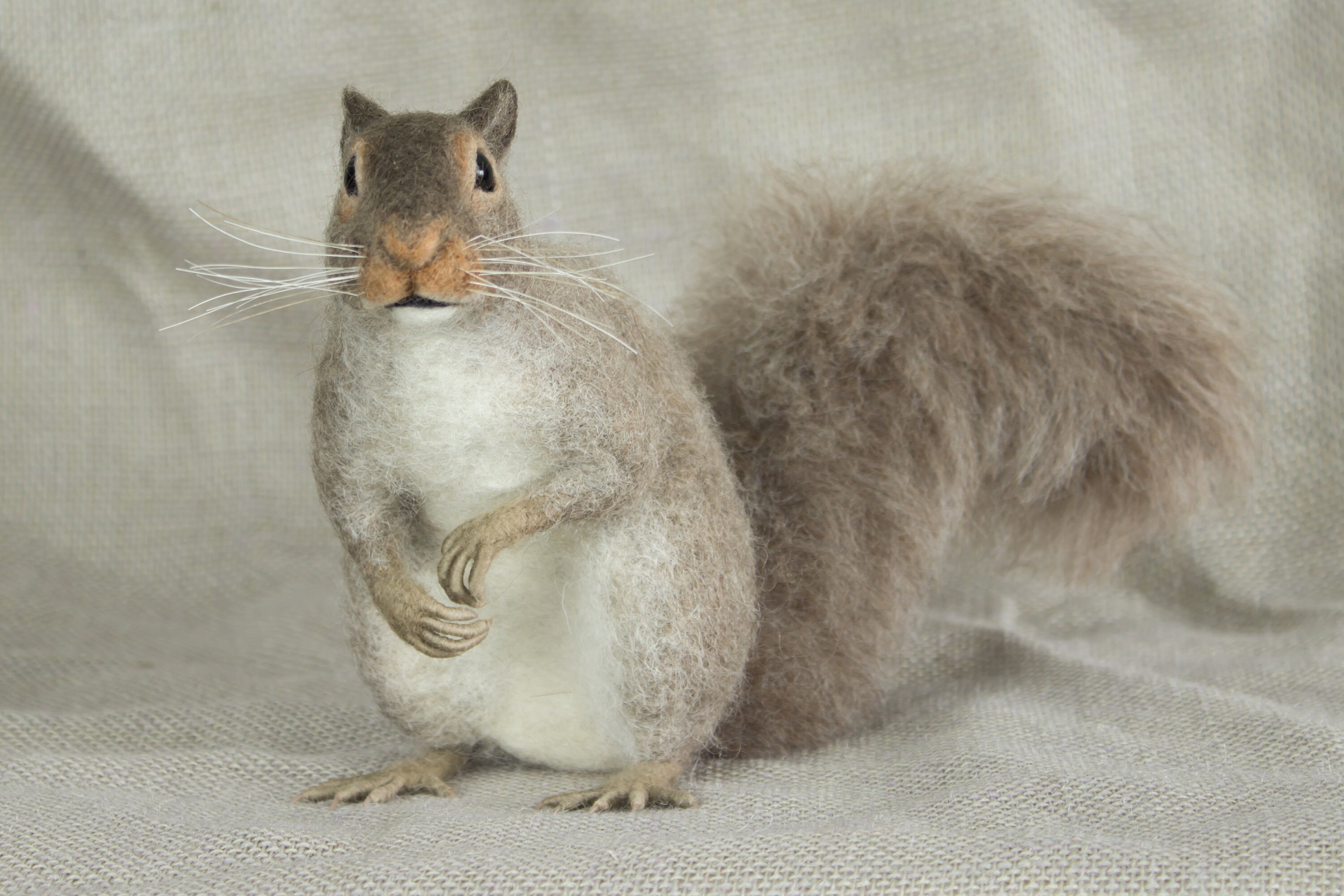 Made to Order Needle Felted Squirrel Custom Needle Felted Etsy Canada