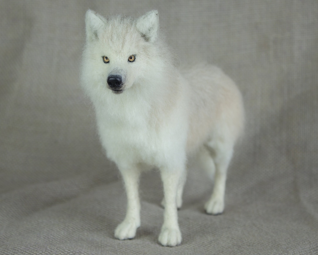 Made to Order Needle Felted Wolf Custom Needle Felted Animal Etsy