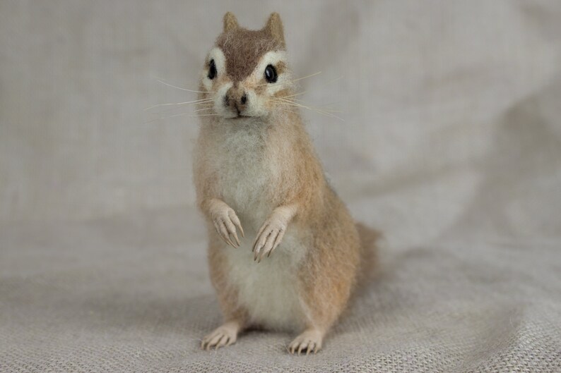 Made to Order Needle Felted Chipmunk: Custom Needle Felted Animal ...