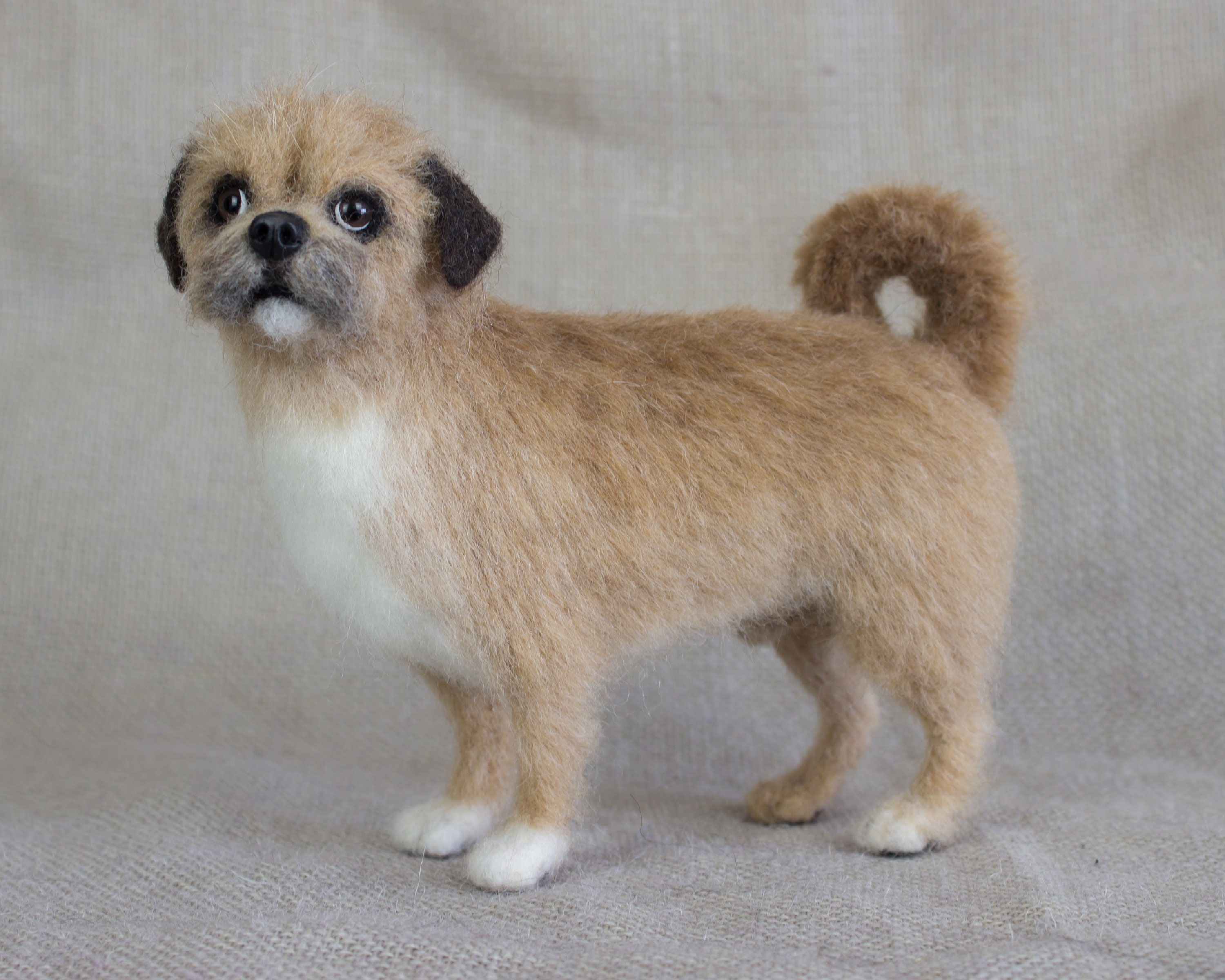 Made to Order Needle Felted Dog: Custom Needle Felted Animal Sculpture ...