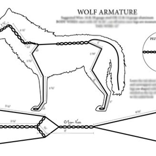 Armature Guide Wolf Etsy