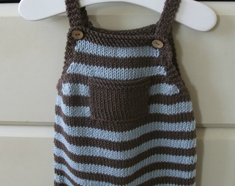 Knitting Pattern for Playtime Dungarees