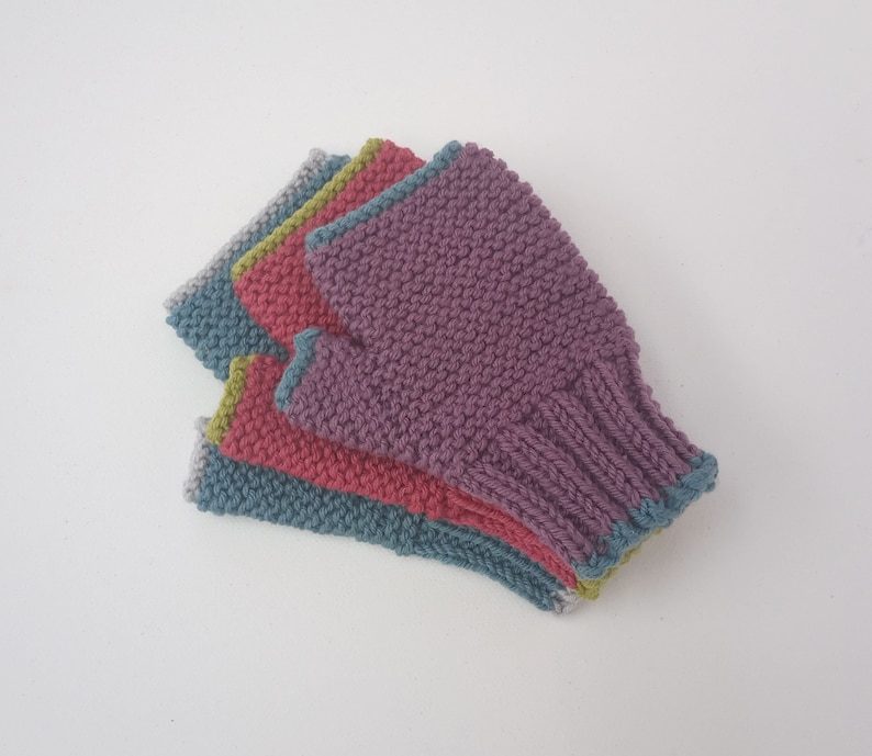 Knitting Pattern for Children's Carrie Fingerless Gloves image 1