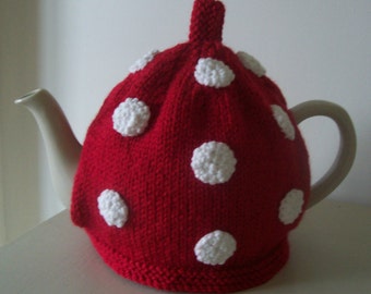 Knitting Pattern for Dottie Tea Cosy