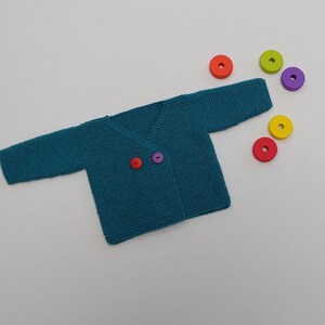Knitting Pattern  PDF or Olivia Baby Jacket in ENGLISH only
