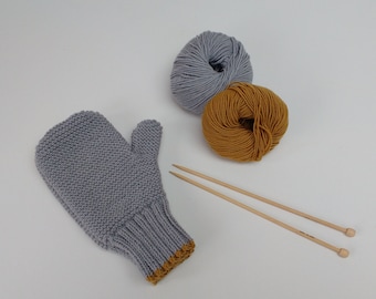 Knitting Pattern  PDF for Carrie Mitts in ENGLISH only